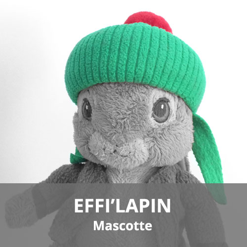 Effi'lapin mascotte
